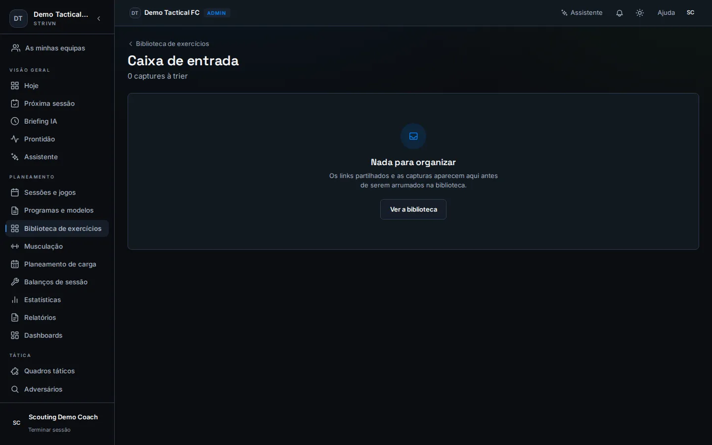 Caixa de entrada — uma captura TikTok para organizar, com título, pasta e tags